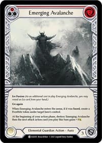 Emerging Avalanche (Red) - Tales of Aria - Flesh and Blood TCG card