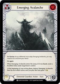 Emerging Avalanche (Yellow) - Tales of Aria - Flesh and Blood TCG card