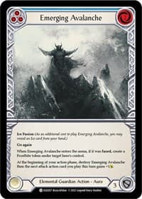 Emerging Avalanche (Blue) - Tales of Aria - Flesh and Blood TCG card