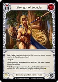 Strength of Sequoia (Red) - Tales of Aria - Flesh and Blood TCG card