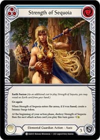 Strength of Sequoia (Blue) - Tales of Aria - Flesh and Blood TCG card