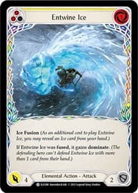 Entwine Ice (Yellow) - Tales of Aria - Flesh and Blood TCG card