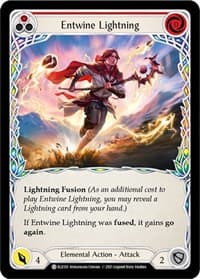Entwine Lightning (Red) - Tales of Aria - Flesh and Blood TCG card