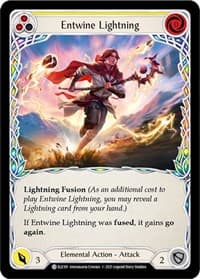 Entwine Lightning (Yellow) - Tales of Aria - Flesh and Blood TCG card