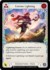 Entwine Lightning (Blue) - Tales of Aria - Flesh and Blood TCG card