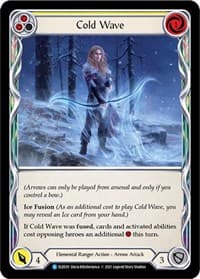 Cold Wave (Yellow) - Tales of Aria - Flesh and Blood TCG card
