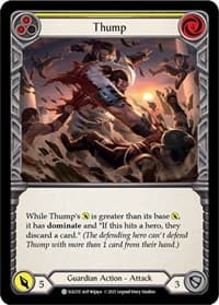 Thump (Yellow) - Tales of Aria - Flesh and Blood TCG card