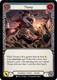 Thump (Blue) - Tales of Aria - Flesh and Blood TCG card