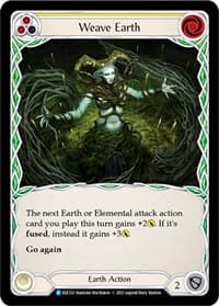 Weave Earth (Yellow) - Tales of Aria - Flesh and Blood TCG card