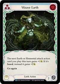 Weave Earth (Blue) - Tales of Aria - Flesh and Blood TCG card