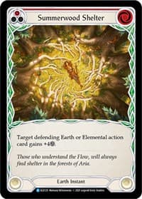 Summerwood Shelter (Red) - Tales of Aria - Flesh and Blood TCG card