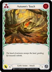 Autumn's Touch (Blue) - Tales of Aria - Flesh and Blood TCG card