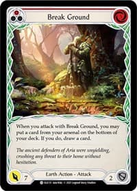 Break Ground (Red) - Tales of Aria - Flesh and Blood TCG card