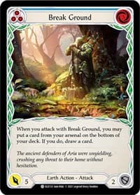 Break Ground (Blue) - Tales of Aria - Flesh and Blood TCG card