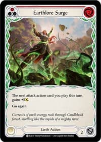 Earthlore Surge (Red) - Tales of Aria - Flesh and Blood TCG card