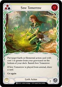 Sow Tomorrow (Yellow) - Tales of Aria - Flesh and Blood TCG card