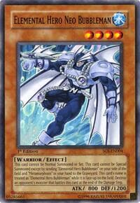 Elemental Hero Neo Bubbleman - Shadow of Infinity - YuGiOh card