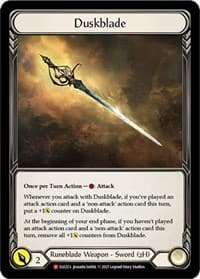 Duskblade - Tales of Aria - Flesh and Blood TCG card