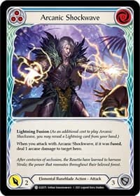 Arcanic Shockwave (Blue) - Tales of Aria - Flesh and Blood TCG card