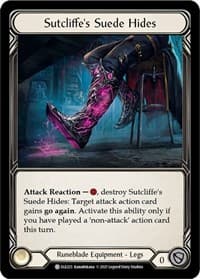 Sutcliffe's Suede Hides - Tales of Aria - Flesh and Blood TCG card