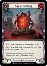Sigil of Suffering (Red) - Tales of Aria - Flesh and Blood TCG card