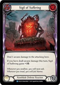 Sigil of Suffering (Blue) - Tales of Aria - Flesh and Blood TCG card
