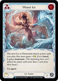 Weave Ice (Blue) - Tales of Aria - Flesh and Blood TCG card