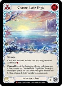 Channel Lake Frigid (Alternate Art) - Tales of Aria - Flesh and Blood TCG card