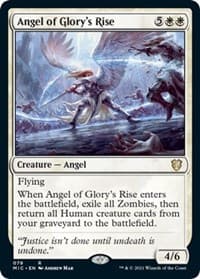 Angel of Glory's Rise - Commander: Innistrad: Midnight Hunt - Magic: The Gathering card