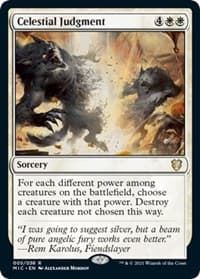 Celestial Judgment - Commander: Innistrad: Midnight Hunt - Magic: The Gathering card