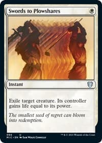 Swords to Plowshares - Commander: Innistrad: Midnight Hunt - Magic: The Gathering card