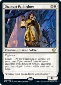 Stalwart Pathlighter - Commander: Innistrad: Midnight Hunt - Magic: The Gathering card