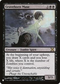 Graveborn Muse - The List Reprints - Magic: The Gathering card