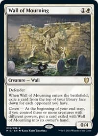Wall of Mourning - Commander: Innistrad: Midnight Hunt - Magic: The Gathering card