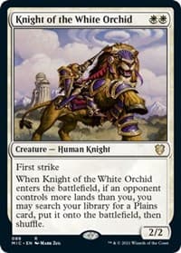 Knight of the White Orchid - Commander: Innistrad: Midnight Hunt - Magic: The Gathering card