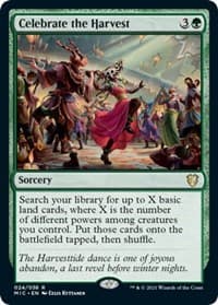 Celebrate the Harvest - Commander: Innistrad: Midnight Hunt - Magic: The Gathering card