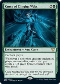 Curse of Clinging Webs - Commander: Innistrad: Midnight Hunt - Magic: The Gathering card