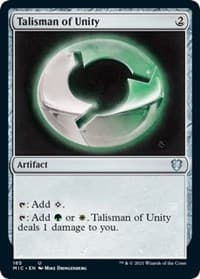 Talisman of Unity - Commander: Innistrad: Midnight Hunt - Magic: The Gathering card