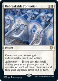 Unbreakable Formation - Commander: Innistrad: Midnight Hunt - Magic: The Gathering card