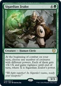 Sigardian Zealot - Commander: Innistrad: Midnight Hunt - Magic: The Gathering card