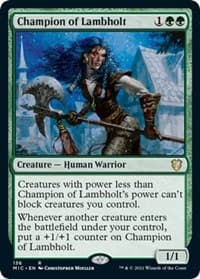 Champion of Lambholt - Commander: Innistrad: Midnight Hunt - Magic: The Gathering card