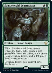Somberwald Beastmaster - Commander: Innistrad: Midnight Hunt - Magic: The Gathering card