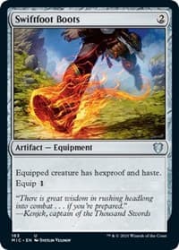 Swiftfoot Boots - Commander: Innistrad: Midnight Hunt - Magic: The Gathering card