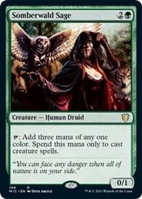 Somberwald Sage - Commander: Innistrad: Midnight Hunt - Magic: The Gathering card