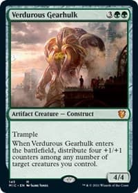 Verdurous Gearhulk - Commander: Innistrad: Midnight Hunt - Magic: The Gathering card
