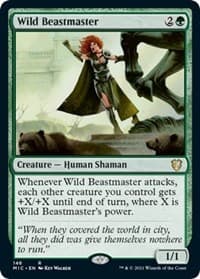 Wild Beastmaster - Commander: Innistrad: Midnight Hunt - Magic: The Gathering card