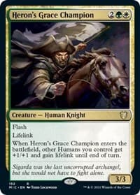 Heron's Grace Champion - Commander: Innistrad: Midnight Hunt - Magic: The Gathering card