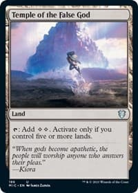 Temple of the False God - Commander: Innistrad: Midnight Hunt - Magic: The Gathering card