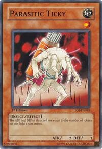 Parasitic Ticky - Shadow of Infinity - YuGiOh card