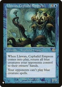 Llawan, Cephalid Empress - The List Reprints - Magic: The Gathering card